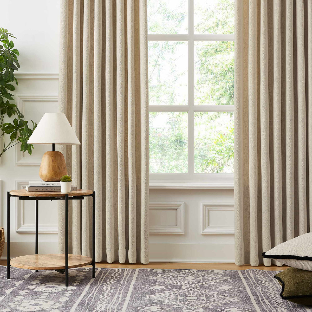 Penelope Retro Texture Curtains