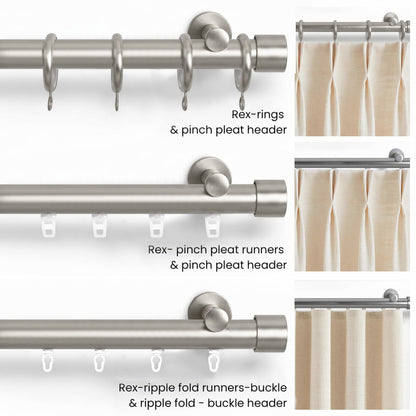 Rex Custom Traverse Rods