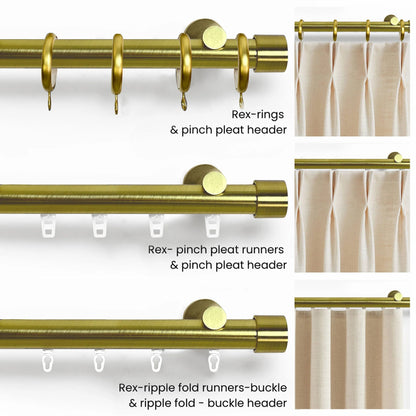 Rex Custom Traverse Rods