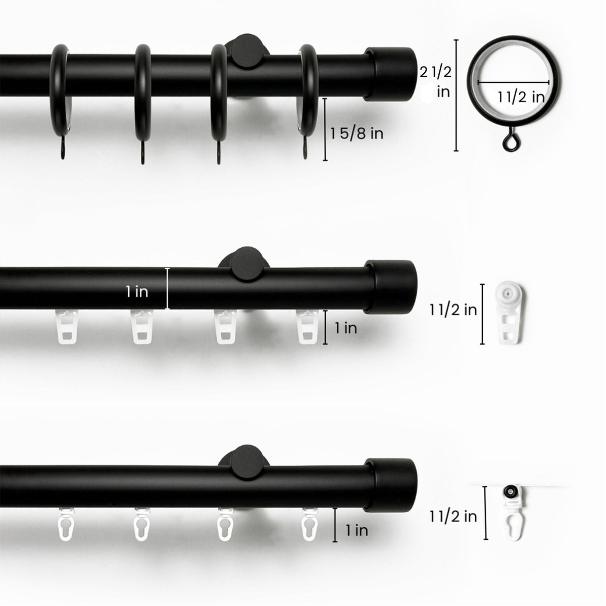 Rex Custom Traverse Rods