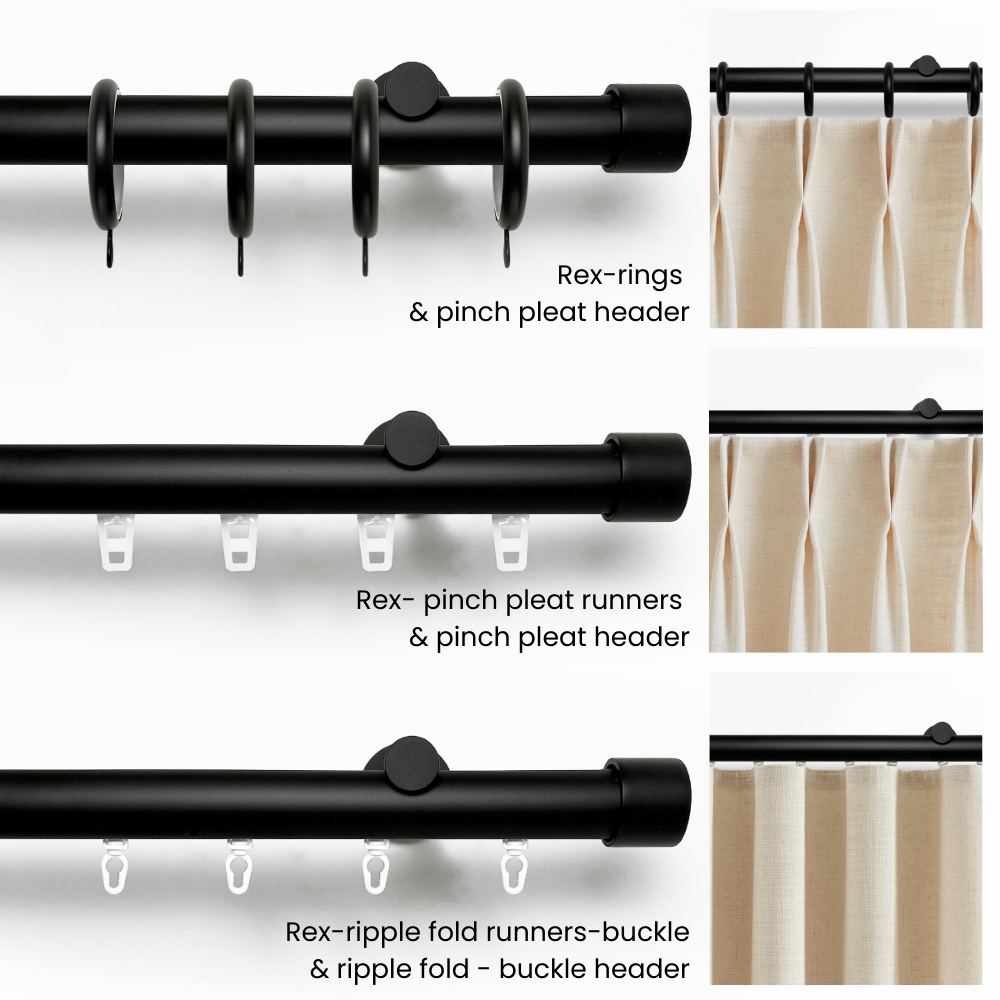 Rex Custom Traverse Rods