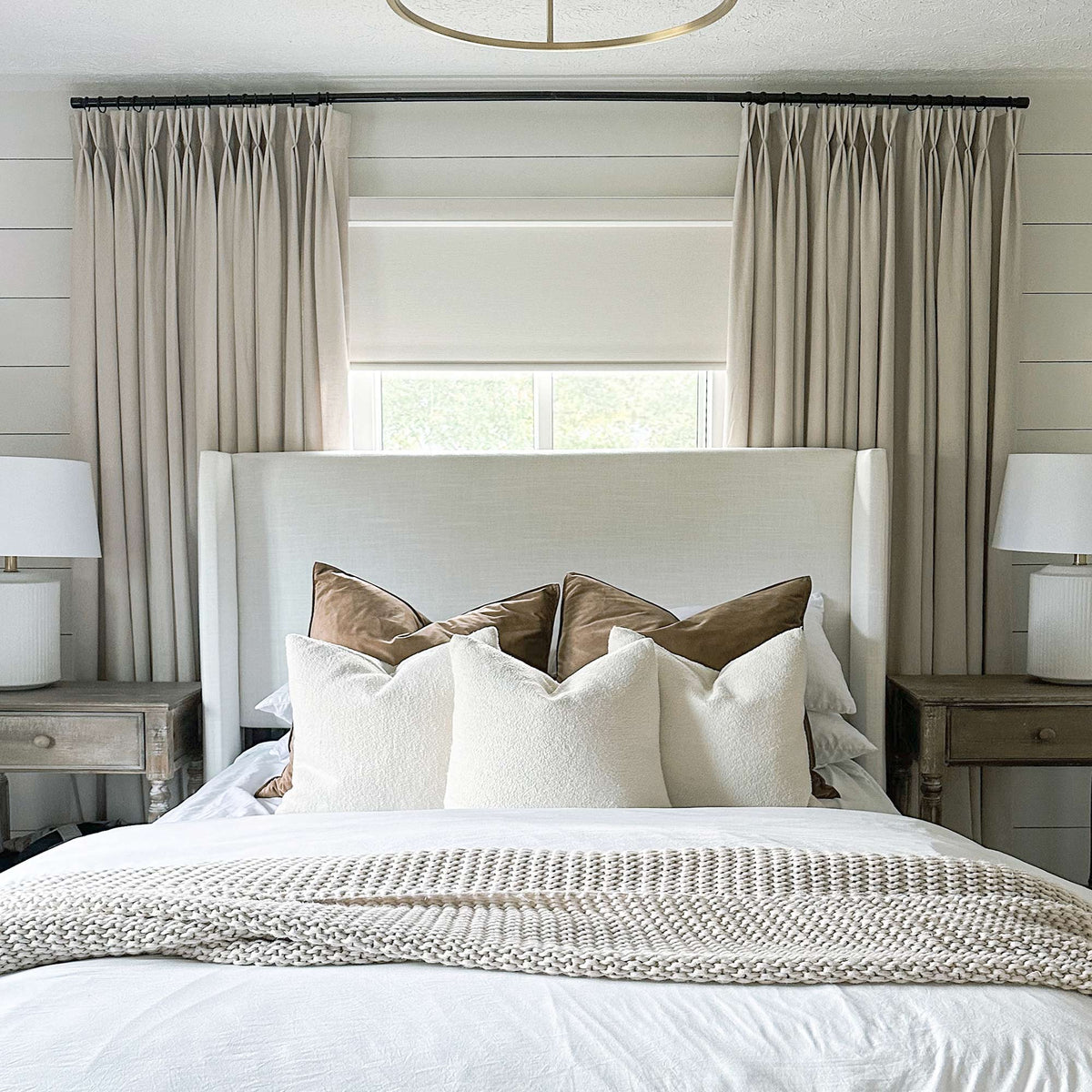 Sandra Cotton Linen Semi Sheer Curtains