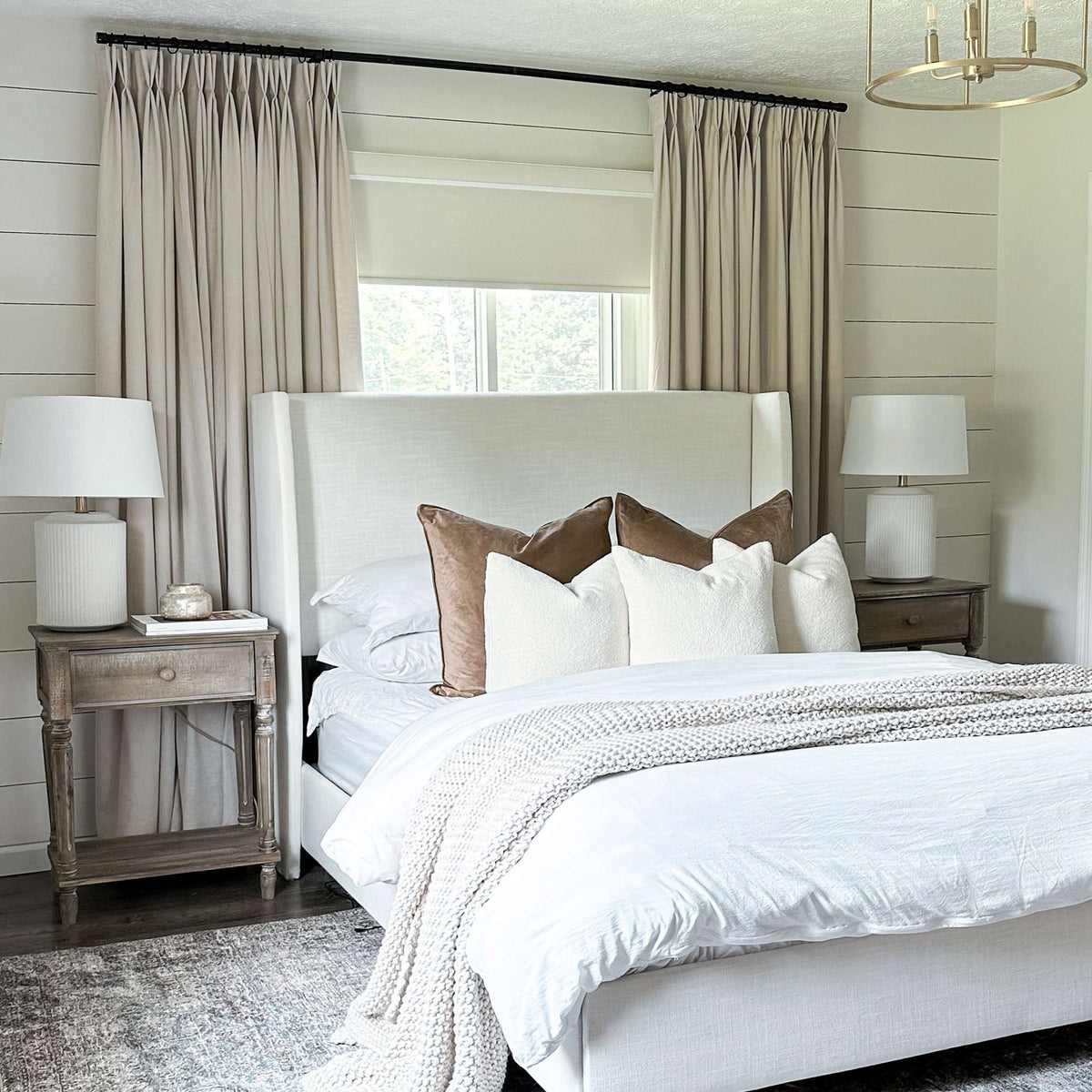 Sandra Cotton Linen Semi Sheer Curtains