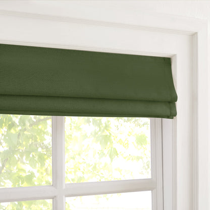 Sandra Custom Cotton Linen Sheer Roman Shades