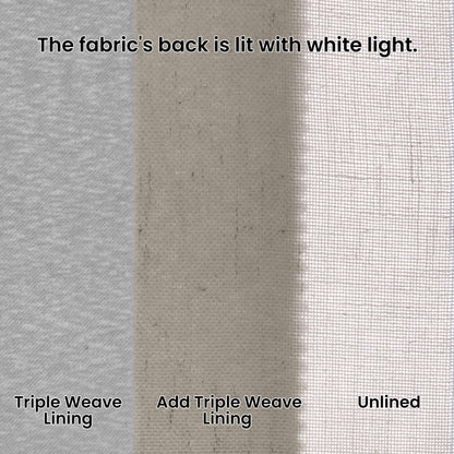 Sandra Cotton Linen Semi Sheer Curtains