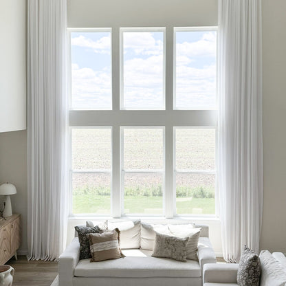 Sandra Cotton Linen Semi Sheer Curtains