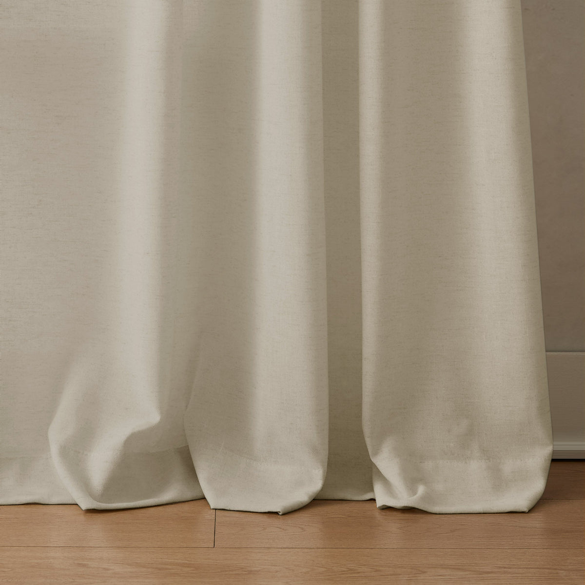 Sandra Cotton Linen Semi Sheer Curtains