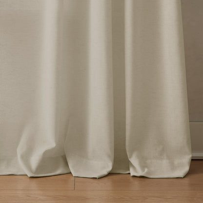 Sandra Cotton Linen Semi Sheer Curtains