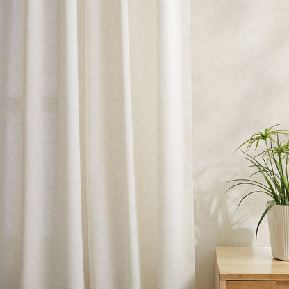 Sandra Cotton Linen Semi Sheer Curtains