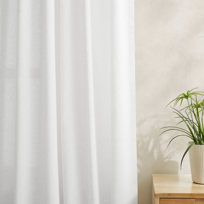 Sandra Cotton Linen Semi Sheer Curtains