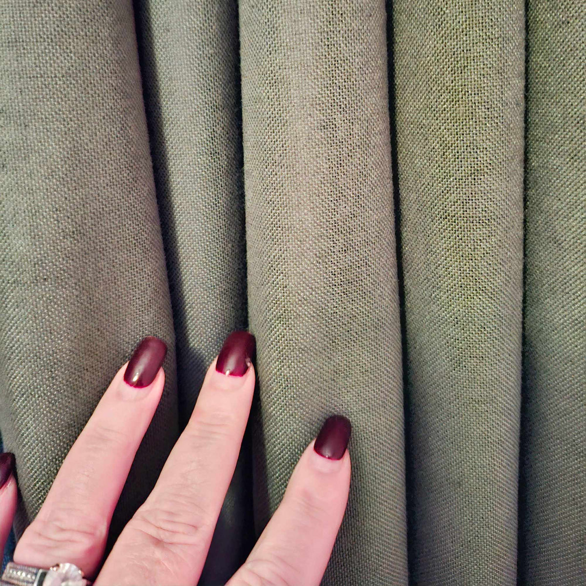 Sandra Cotton Linen Semi Sheer Curtains