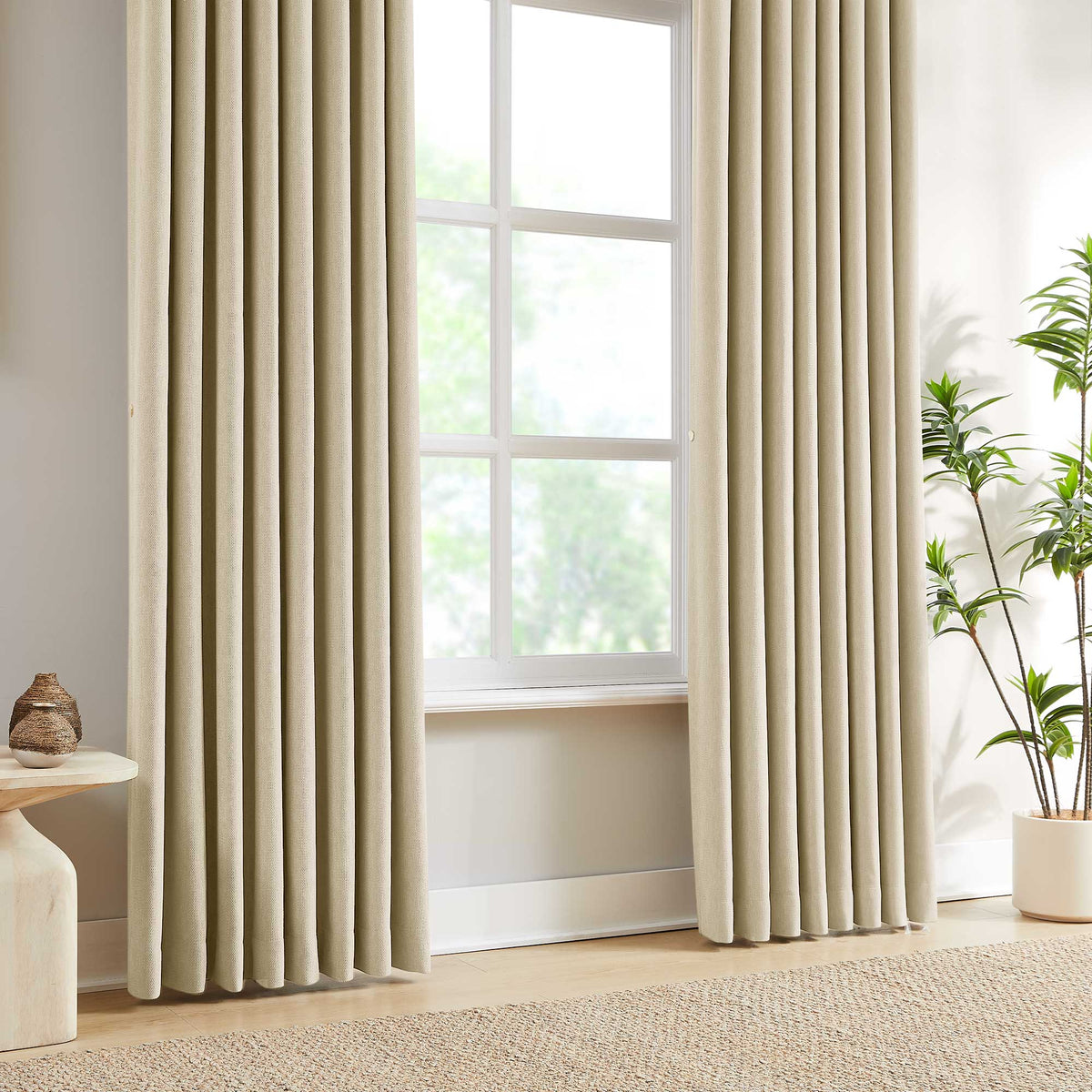 Scott Heavyweight Soft Checked Curtains