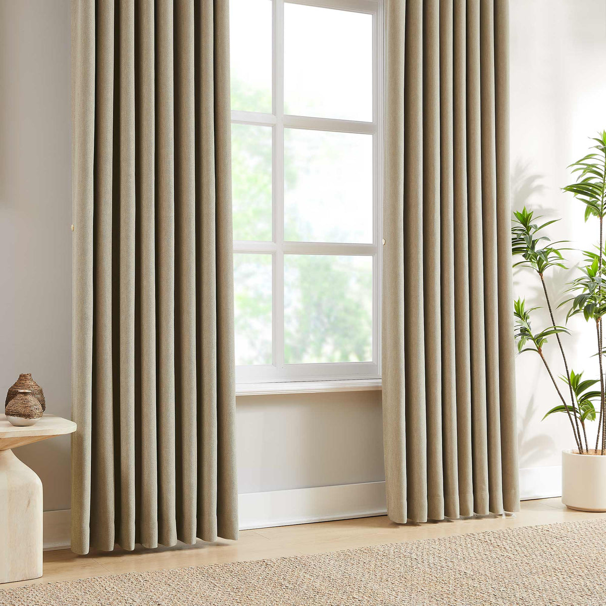 Scott Heavyweight Soft Checked Curtains