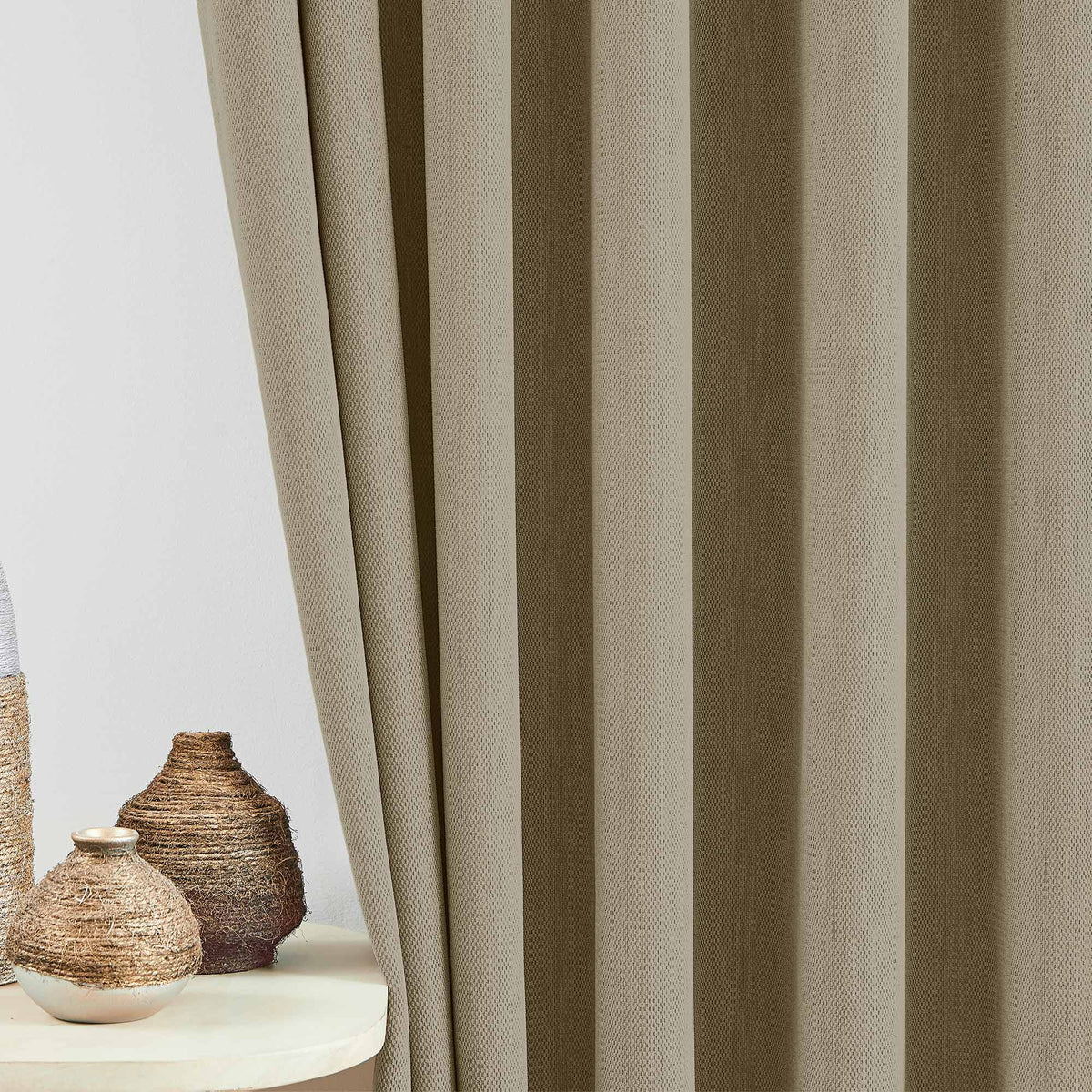 Scott Heavyweight Soft Checked Curtains