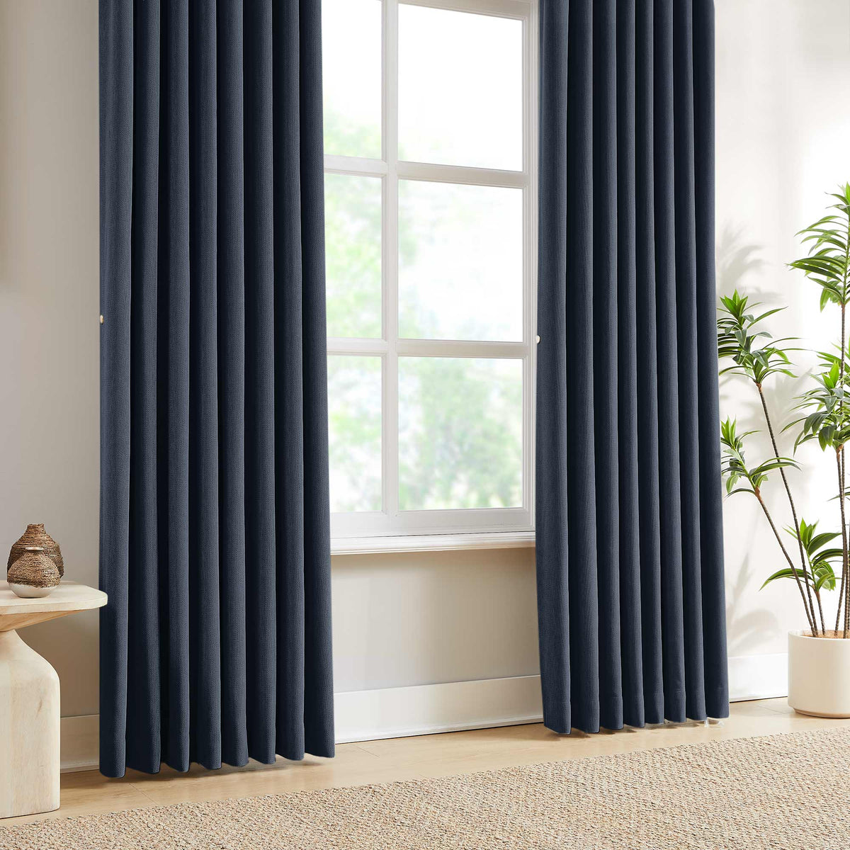 Scott Heavyweight Soft Checked Curtains
