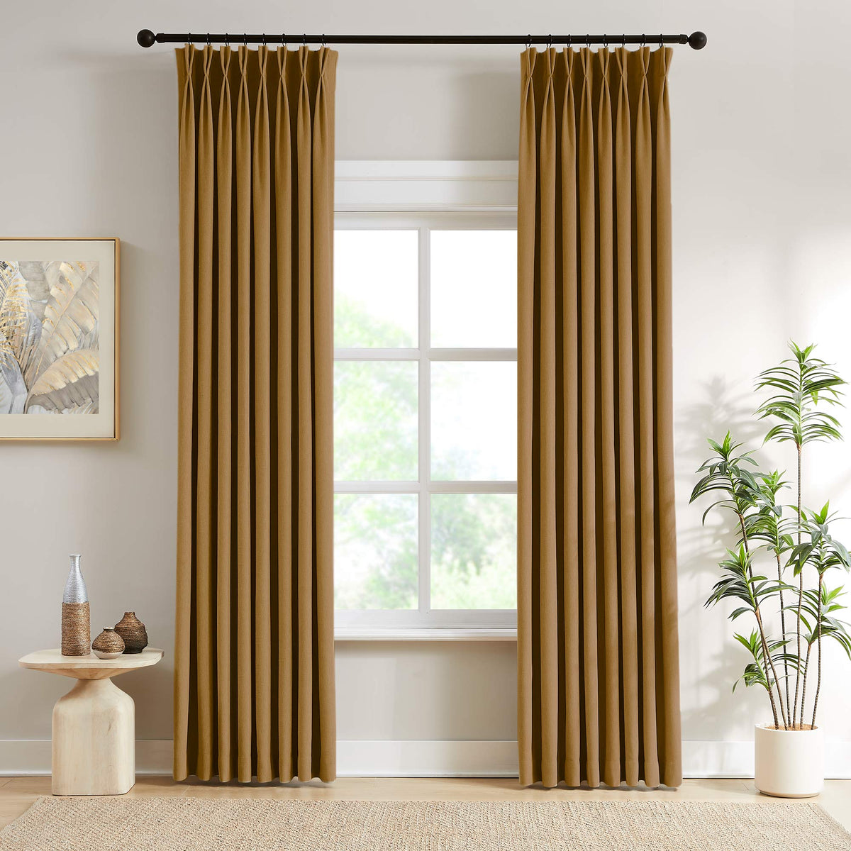Scott Heavyweight Soft Checked Curtains