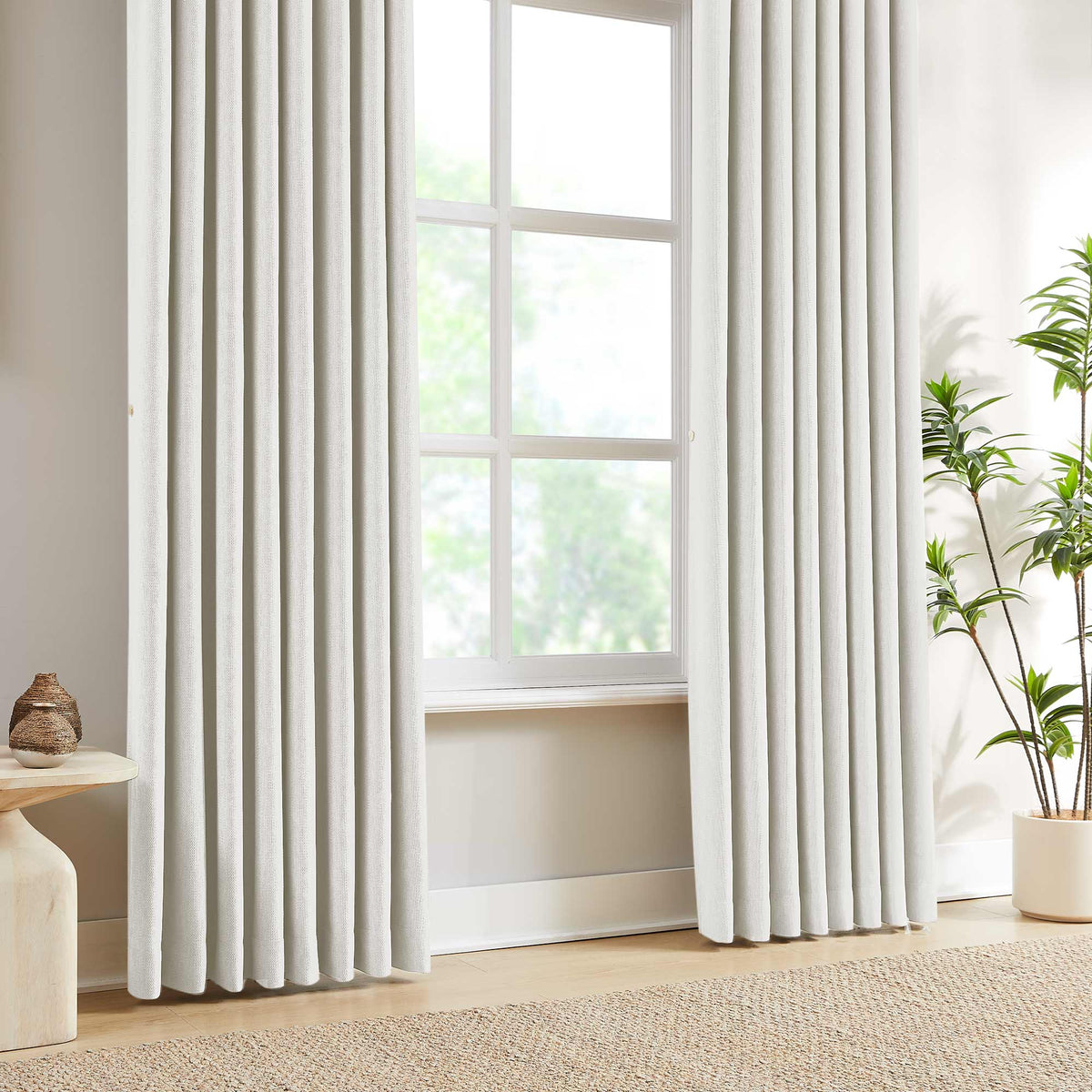 Scott Heavyweight Soft Checked Curtains