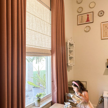 Scott Heavyweight Soft Checked Curtains