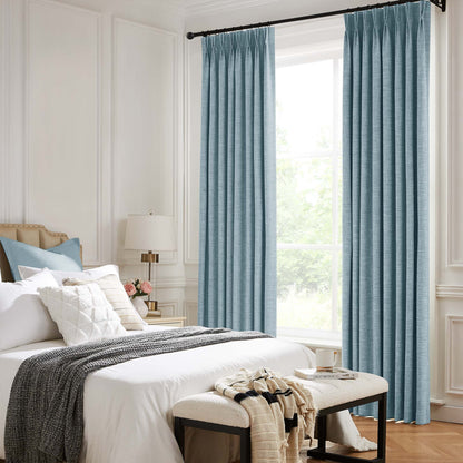 Todd 100% White Blackout Curtains