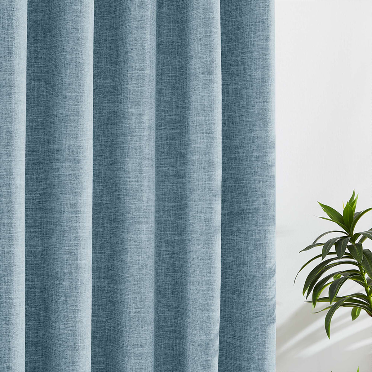 Todd 100% White Blackout Curtains