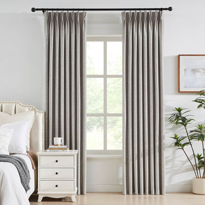 Todd 100% White Blackout Curtains