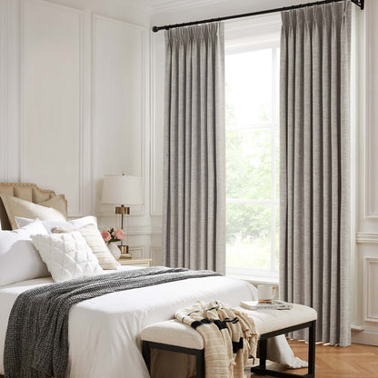 Todd 100% White Blackout Curtains