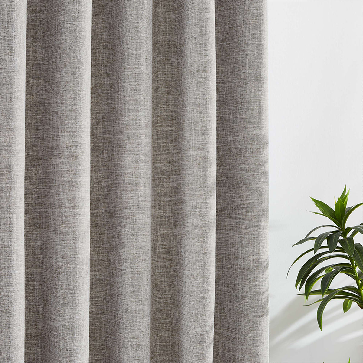 Todd 100% White Blackout Curtains