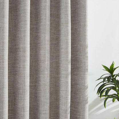 Todd 100% White Blackout Curtains