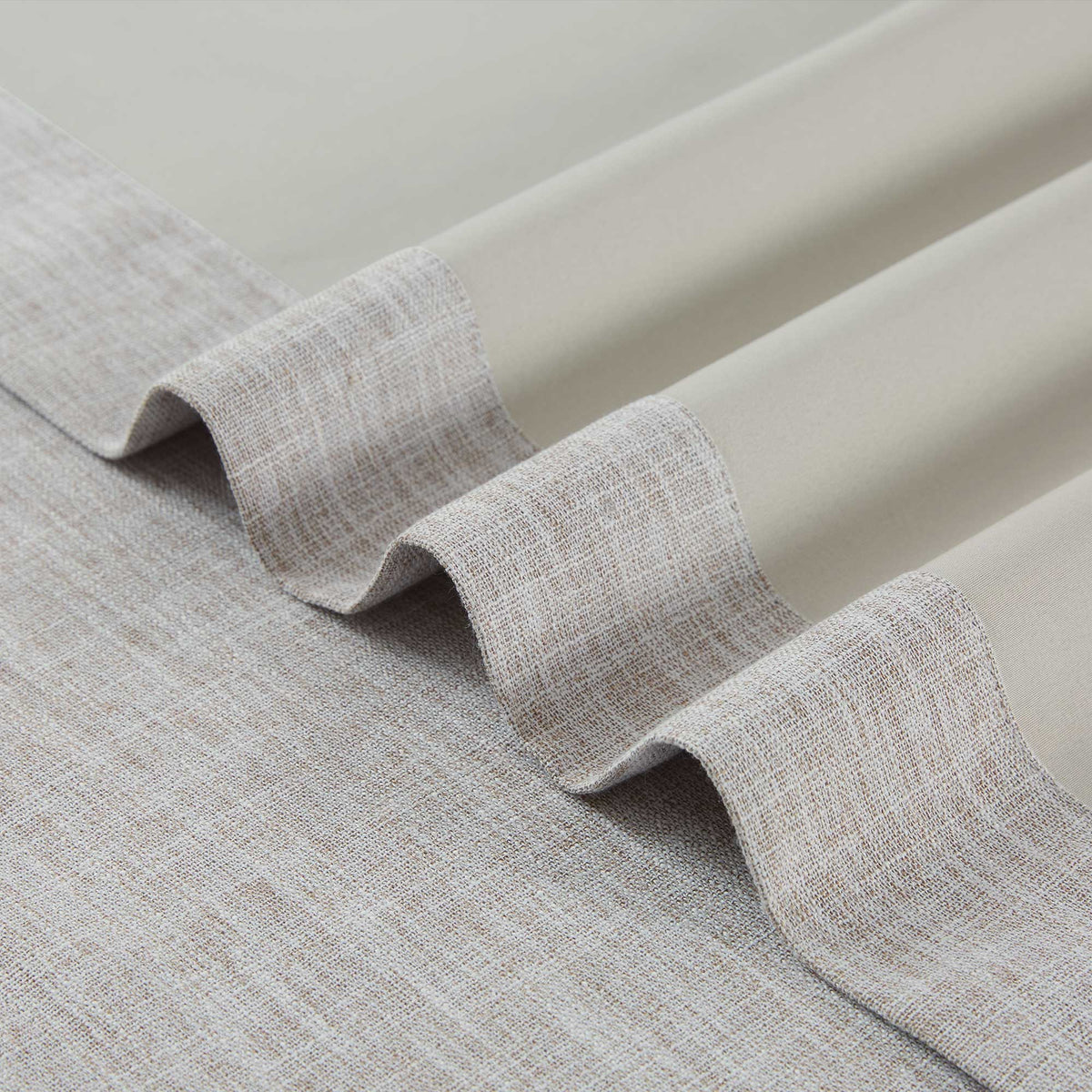 Todd 100% White Blackout Curtains