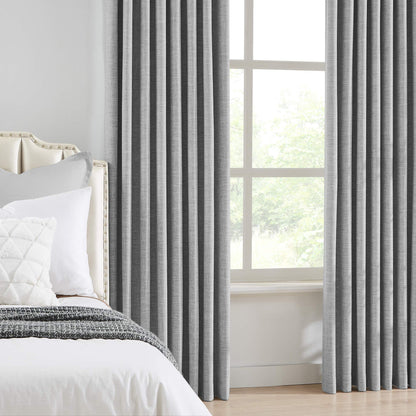 Todd 100% White Blackout Curtains