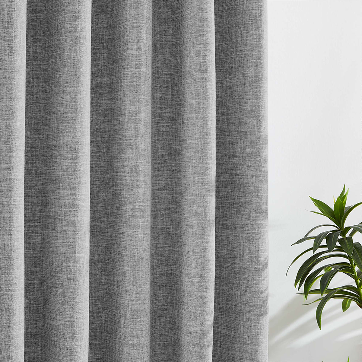 Todd 100% White Blackout Curtains