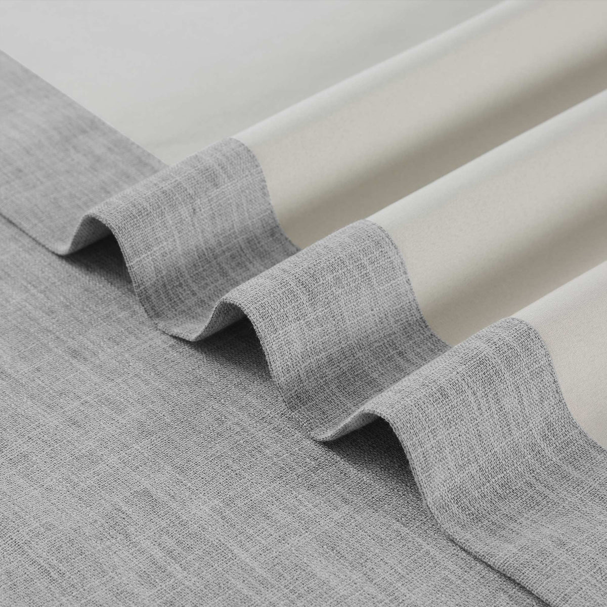 Todd 100% White Blackout Curtains