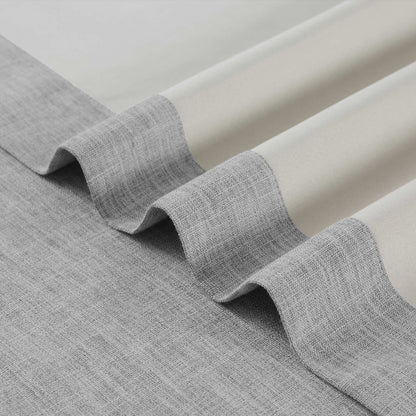 Todd 100% White Blackout Curtains