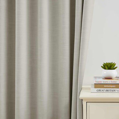 Todd 100% White Blackout Curtains