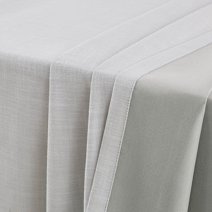 Todd 100% White Blackout Curtains