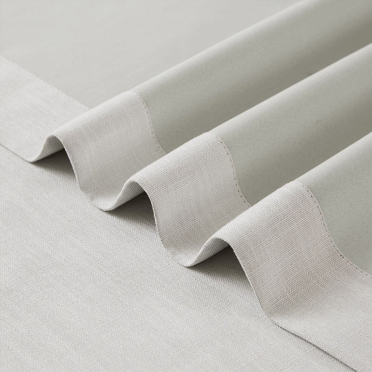 Todd 100% White Blackout Curtains