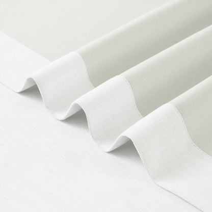 Todd 100% White Blackout Curtains