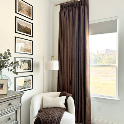 Todd 100% White Blackout Curtains