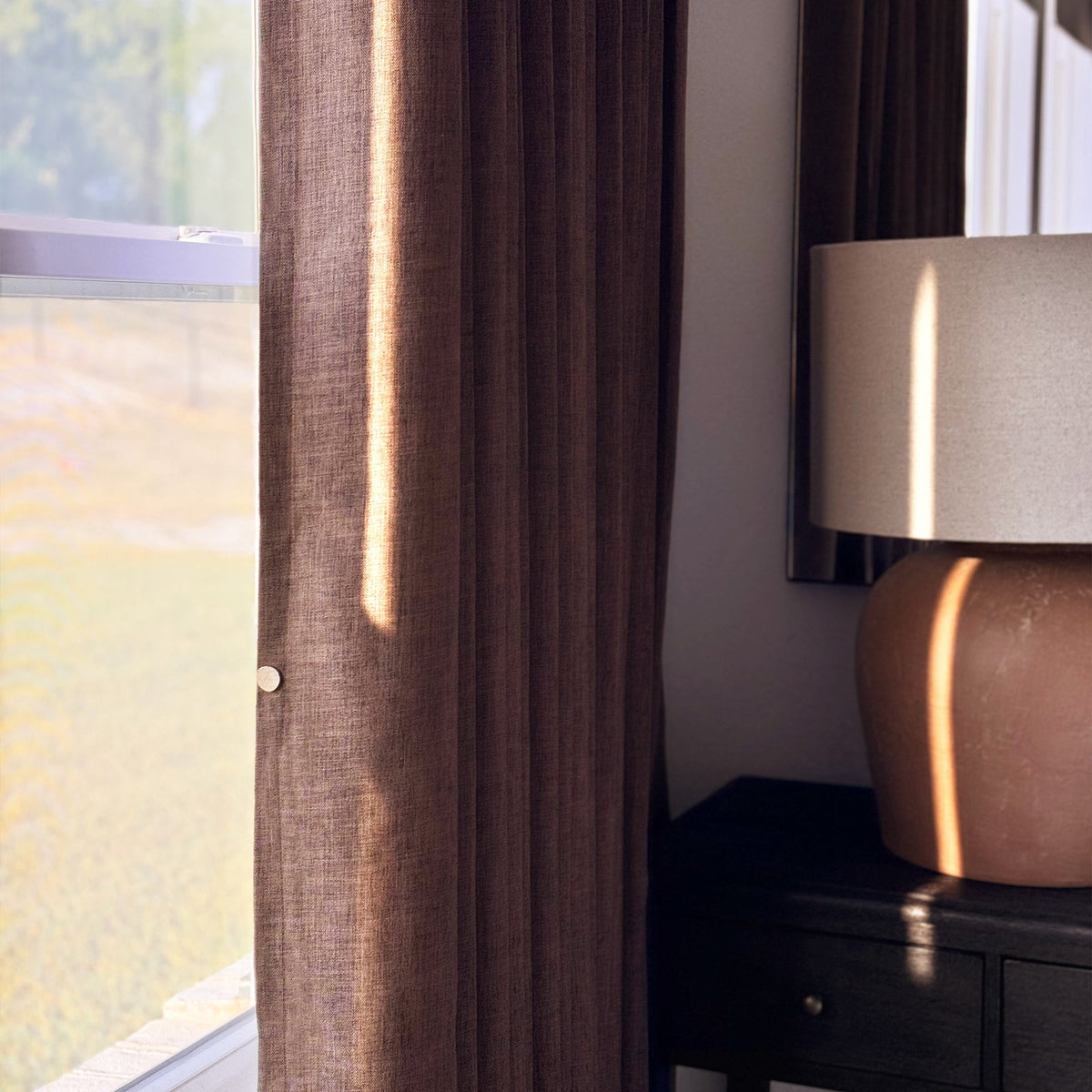 Todd 100% White Blackout Curtains