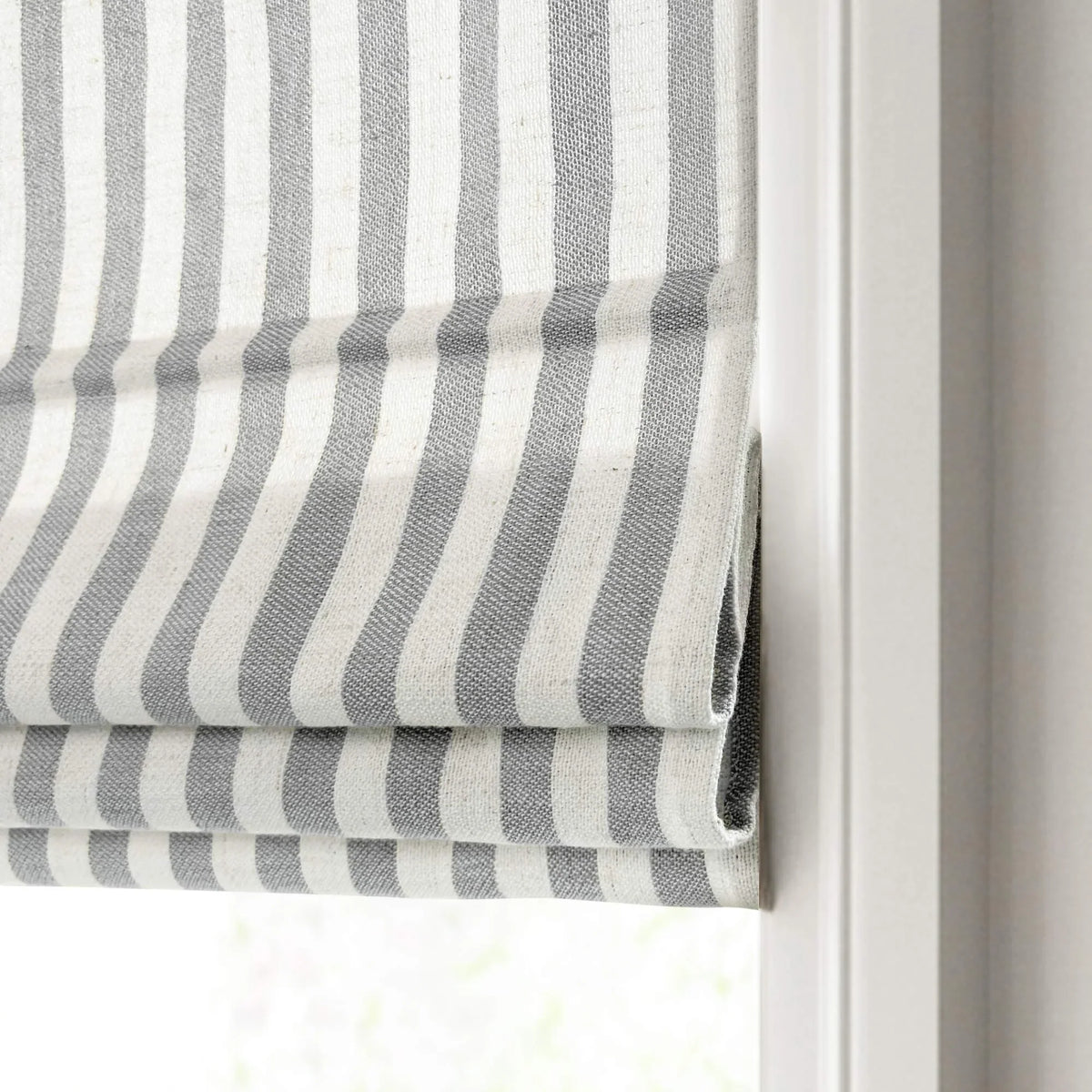 Alfred Stripe Custom Roman Shades