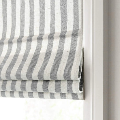 Alfred Stripe Custom Roman Shades