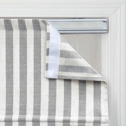 Alfred Stripe Custom Roman Shades