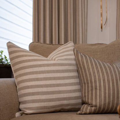 Alfred Stripe Linen Custom Curtains