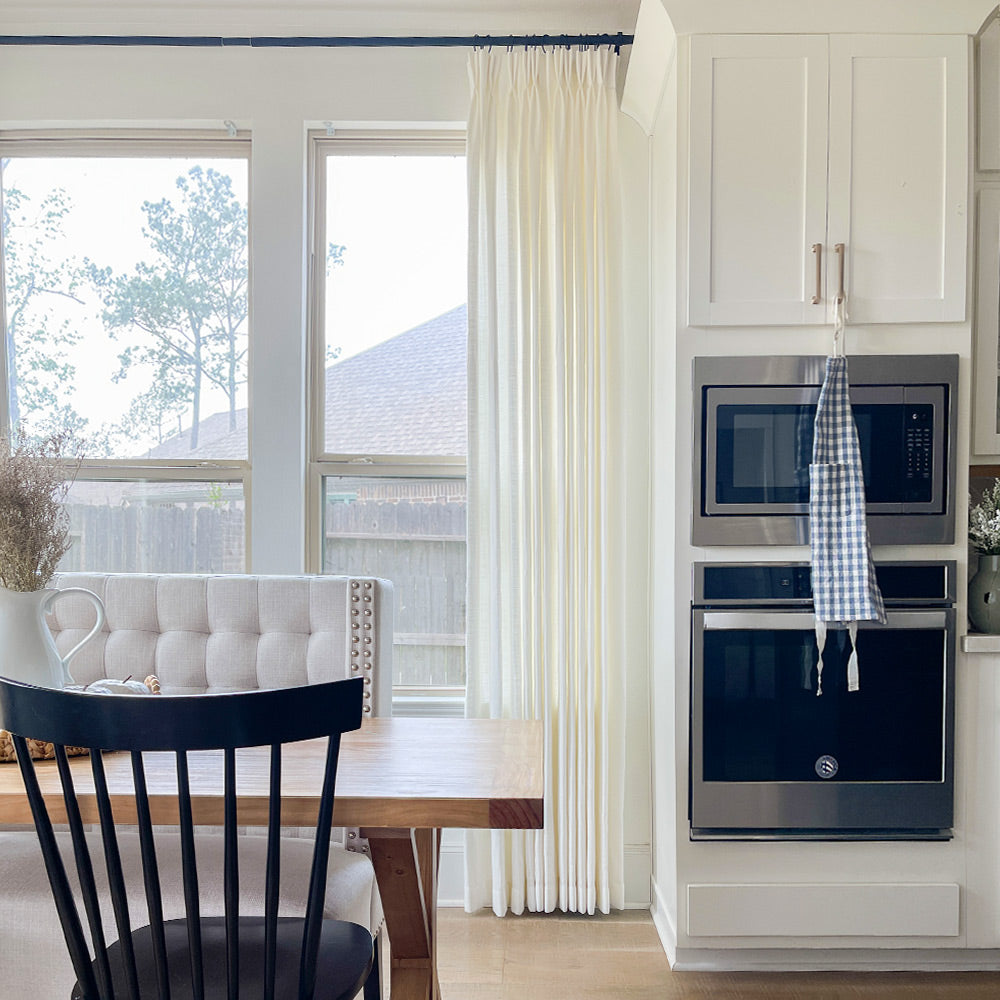 Blanche Cotton Blend Linen Look Curtains