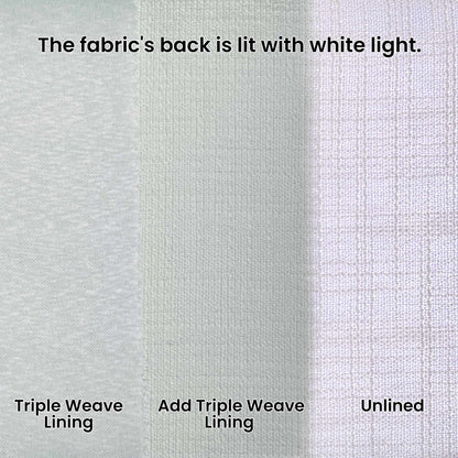 Blanche Cotton Blend Linen Look Curtains