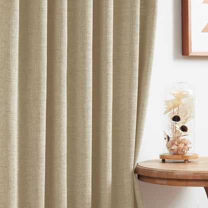 Blanche Cotton Blend Linen Look Curtains