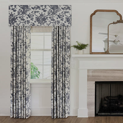 Jolie Toile De Jouy Patterned Flat Valances