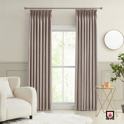 Daniel Permanently Flame Resistant Curtains