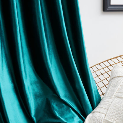 Laura Crystal Velvet Curtains