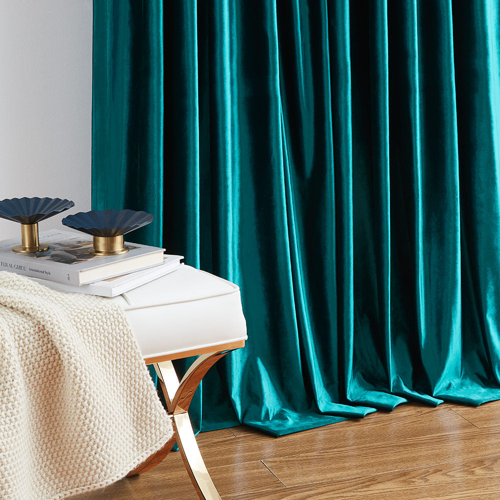 Laura Crystal Velvet Curtains